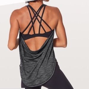 Lululemon Open Back Tank with Built in Sports Bra